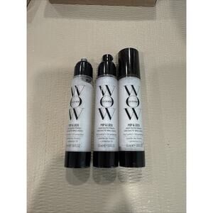 Color Wow Pop & Lock High Gloss Finish -1.8oz- ( 3 PACK ) Damaged PUMP NO CAP *